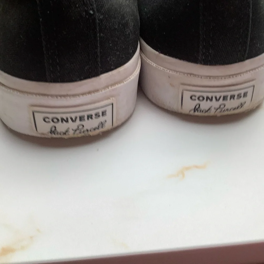 Converse 164056C Jack Purcell Shoes US Mens 8.5 Womens 10 Black Canvas  Low Top - Picture 12 of 14